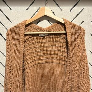 oversized knit cardigan